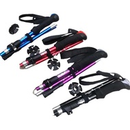 7075 Aluminum Alloy 5-Section Trekking Pole Lightweight EVA Trekking Pole Trekking Pole Foldable Tre