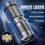 LAMPU/SENTER LED S86 70WATT ZOOM LASER - CAS TYPE-C -JARAK JAUH - TAHAN LAMA - MODE EMERGENCY