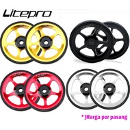 Litepro 2 Pcs Easy Wheel Seli Trifold Folding Bike Pikes 3Sixty