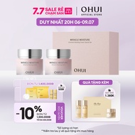 [OHUI Official] Bộ Kem dưỡng ẩm mịn mượt căng sáng da OHUI Miracle Moisture Cream 60ml + 60ml