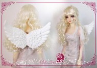 ○Doll Angel●【大叔、1/3、1/4、1/6、巨嬰配件-BJD 天使翅膀 塑料製】@現貨