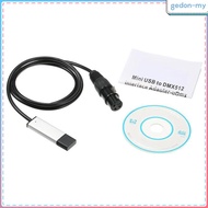 [GedonMY] 3.48ft USB to DMX512 Interface Adapter PC Controller DMX512 Cable High Performance Portabl