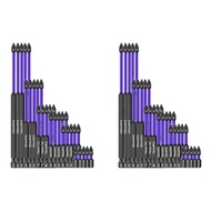 (NDPB) Magnetic Drill Bits D1 Anti-Slip and Shock-Proof Bits with Screwdriver Bits Magnetic Screwdri