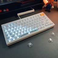 โปร่งแสงด้านข้างแกะสลัก Keycaps Oem ความสูง Wooting Atk68 Drunken Deer แกนแม่เหล็กพิเศษ Pc Keycaps E