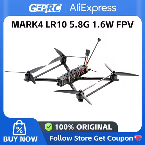 GEPRC MARK4 LR10 5.8G 1.6W 10inch Freestyle For GEP-BLS60A-4IN1 ESC EM3115 900KV Motors FPV Racing D