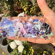 Game Genshin impact Flins Aino Lauma Nefer Ineffa Cute Pendant Figure Keychain Keyring Collection Mo