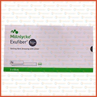 603400 Molnlycke Exufiber Ag+ 2cm x 45cm 5's EXP: Dec 2026