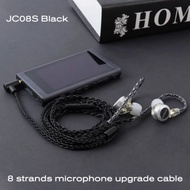 JCALLY JC08S Oxygen-free Copper Upgrade 5N OFC Wire 8 Core 2Pin MMCX Earphone 3.5mm Upgraded Cable w