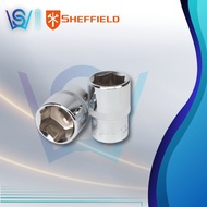 SHEFFIELD 1/2" DR. 6pt Standard Box Socket (8 - 34mm) Chrome Vanadium Steel Impact Hex Spana Soket S