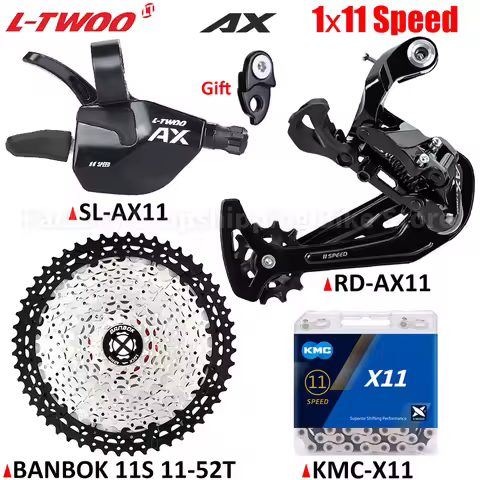 LTWOO AX11 MTB Bike 1x11 Speed Derailleur Groupset 11S Trigger Shifter SUNSHINE 42/46/50/52T Cassett