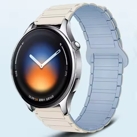 22mm Sport Magnetic Loop For Xiaomi Watch 5 Silicone Correa For Xiaomi Watch 2 Pro/S4 S3 S2 S1/S1 Pr