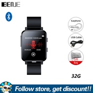 BENJIE นาฬิกาอัจฉริยะ A80เครื่องเล่น16G/32G บลูทูธ MP3ระบบตัดเสียงรบกวนดิจิทัล DSP หน้าจอสัมผัสแบบเต