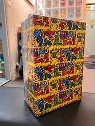 Keith Haring yellow bearbrick be@rbrick 400% 100%