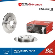BREMBO ROTOR DISC REAR HONDA FIT 2009 08B60210 ( 2 PCS )