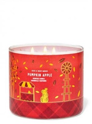 Bath &amp; Body Works - Pumpkin Apple 南瓜蘋果三芯香薰蠟燭 (平行進口貨品)