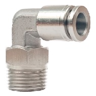 1PCS SUS304 Stainless Steel Air Pipe Fittings 6MM 8MM Hose PB/PC/PE/PL/PU/PV/PY 3/8" 1/2" BSPT Male