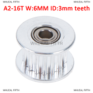 WHUEAL5 GT2 idler Timing Pulley BEARING 16T 20T 3/5mm BORE F 6mm Belt Reprap 3D Printer