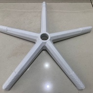 Five-Star Office Chair Leg Plastic Arrow Leg Leg Five-Star Base Leg White Leg Chair Swivel Chair Fiv