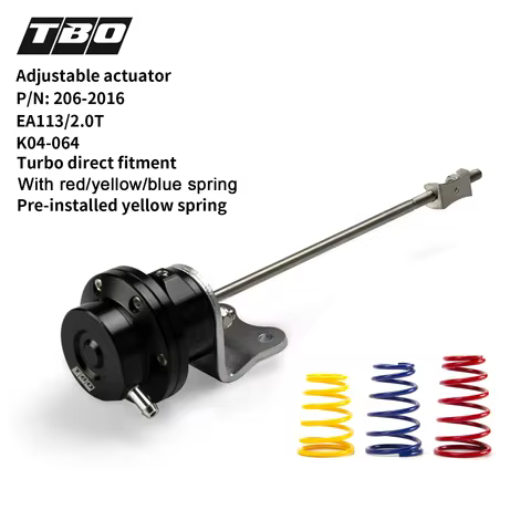 Turbo Wastegate Adjustable Actuator for EA113/2.0T K04-064Turbo direct fitment With Red/Yellow/Blue