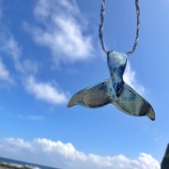純鈦手工魚尾項鍊 • 海豚尾巴