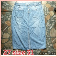 ⋪ ⊔ ⛖ DENIM SKIRTS ( PRE-LOVE ) SIZE 28 - 32