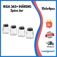 IKEA 365+ IHÄRDIG Spice Jar / Canister | Bekas Kaca Rempah Ratus, Garam Halus &amp; Kasar, Kunyit, Lada Hitam, Serbuk Kari
