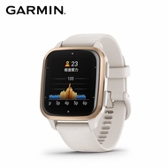 【GARMIN】VENU SQ 2 Music GPS智慧腕錶 - 象牙白
