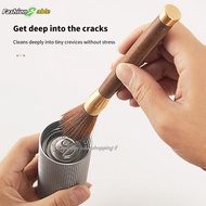 FAMY Coffee Grinder Cleaning Brush With Wooden Handle Coffee Machine Brush Cleaner Tool For Barista 