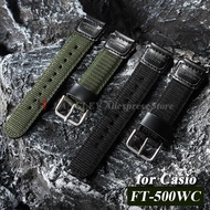 19mm Nylon for FT-500WC-3B/5B Canvas Sports Watch Bracelet Men Military Outdoor Green Black Brown Wr