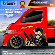 DECAL STIKER PINTU TRAGA / DECAL PINTU GRANMAX / STIKER MOBIL PICK UP