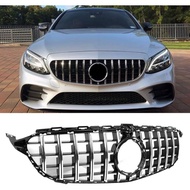 W205 Front grille amg gt diamond grille for c class and coupe c205 accessories