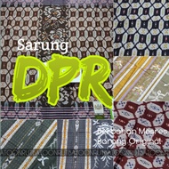 SARUNG DPR ORIGINAL MOTIF KAWUNG, KEMBANG SUTRA, GERIMIS BAHAN MESRES