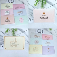 Greeting Card Wishes Gift Card Birthday Best Wishes (Ready Stock)