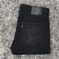 J79/34 Second-Hand Jeans 502 Super Black Actual Waist Measurement 34.5" Total Length 42" Leg Bottom 