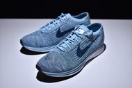 桃子代購～潮品Nike Flyknit Racer Legion Blue 冰藍白 編織 透氣 網面 休閒 運動 52