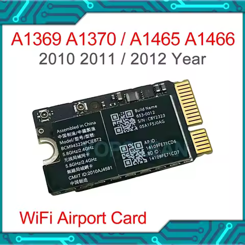 Tested Original Wifi Bluetooth Airport Card BCM943224PCIEBT2 For Macbook Air 11" 13" A1370 A1369 201
