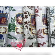 Kain Sarung Sembahyang Siap Jahit-Sarung Kain Batik Bunga Mas Ready Stock