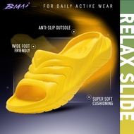 [Hot] BMAI Relax Slide Recovery Shoes for Post-Run Comfort | Anti-Slip Outsole | Colour of Yellow