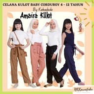 Amaira Baby Corduroy Long Culottes Pants 5-11 Years