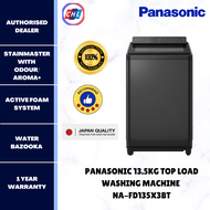 PANASONIC 13.5KG TOP LOAD WASHING MACHINE NA-FD135X3BT - PANASONIC WARRANTY MALAYSIA