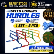 (UPGRADE VERSION) HEIGHT ADJUSTABLE HURDLES AGILITY SPEED TRAINING HURDLES