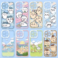 Cute Comic Chiikawas Phone Casing For IPhone 15 14 13 12 11 Pro Max XR 7 8 Plus I12 I13 I14 I11 I15 