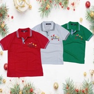 Kaos Berkerah Merry Christmas Natal Anak Sekolah Minggu