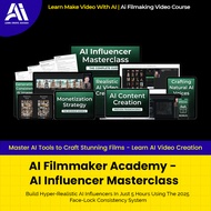 Video Course - AI Filmmaker Academy - AI Influencer Masterclass |  Ai Make Video | Make Video With A