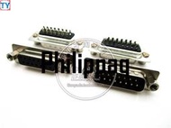 現貨DB15 公頭 母頭 黑前卯 半鍍金 焊線式 2排15芯 D-SUB 連接器