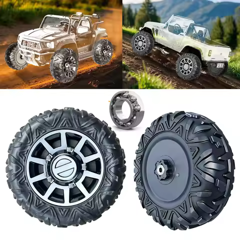 25CM/10in 33CM/13in PU Solid Rubber Tire for Children Ride on Car ﻿Alligator Tires Wheels Upgrade Re