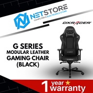 DXRacer G SERIES MODULAR LEATHER GAMING CHAIR - FULL BLACK - GC-G001-N-B2-423