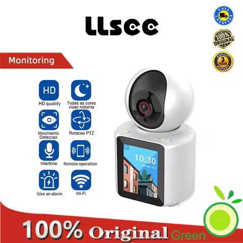 LLSEE HD 1080P,360,PTZ Mini Home CCTV Connection Phone One Click Video Call Indoor Wireless CCTV Cam