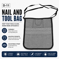 (D-11) Nail And Tool Bag | Adjustable Strap | Multi Pocket Canvas Tool Pouch