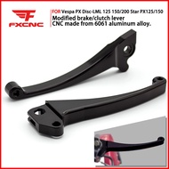 FXCNC For Vespa PX Disc Models Motorcycle Brake Lever Front Disc Rear Drum Brake Levers LML 125 150 